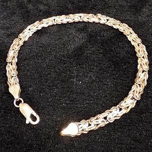 14k Italian Yellow gold bracelet 7.25"